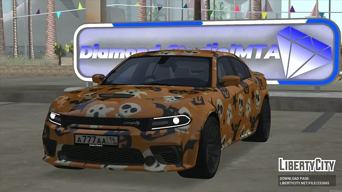 Dodge Charger SRT Hellcat + CCD / GTA San Andreas