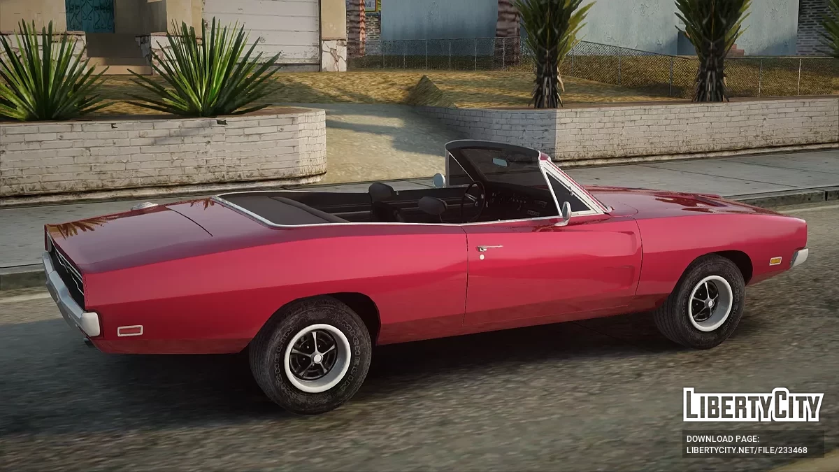 1969 Dodge Charger R/T Convertible / GTA San Andreas