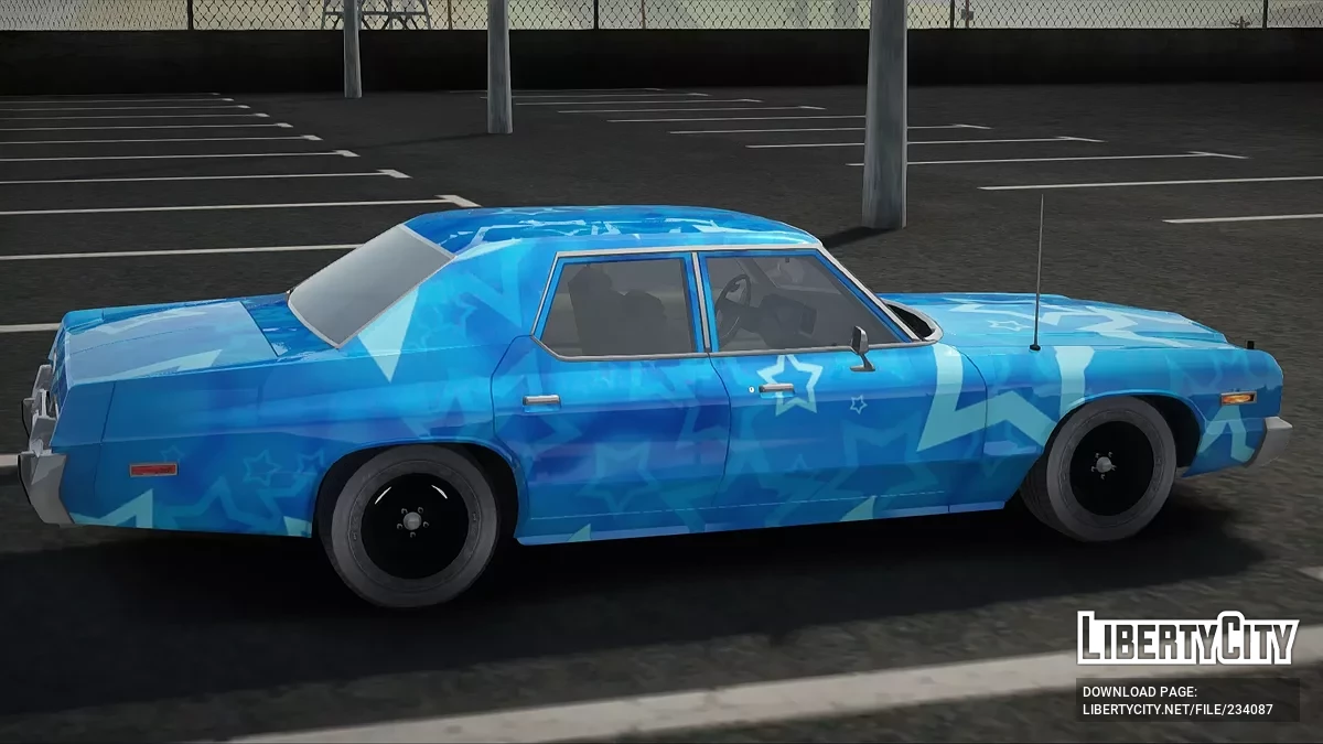 Dodge Monaco 1974 Blue Star / GTA San Andreas