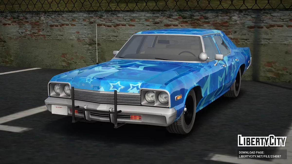 Dodge Monaco 1974 Blue Star / GTA San Andreas