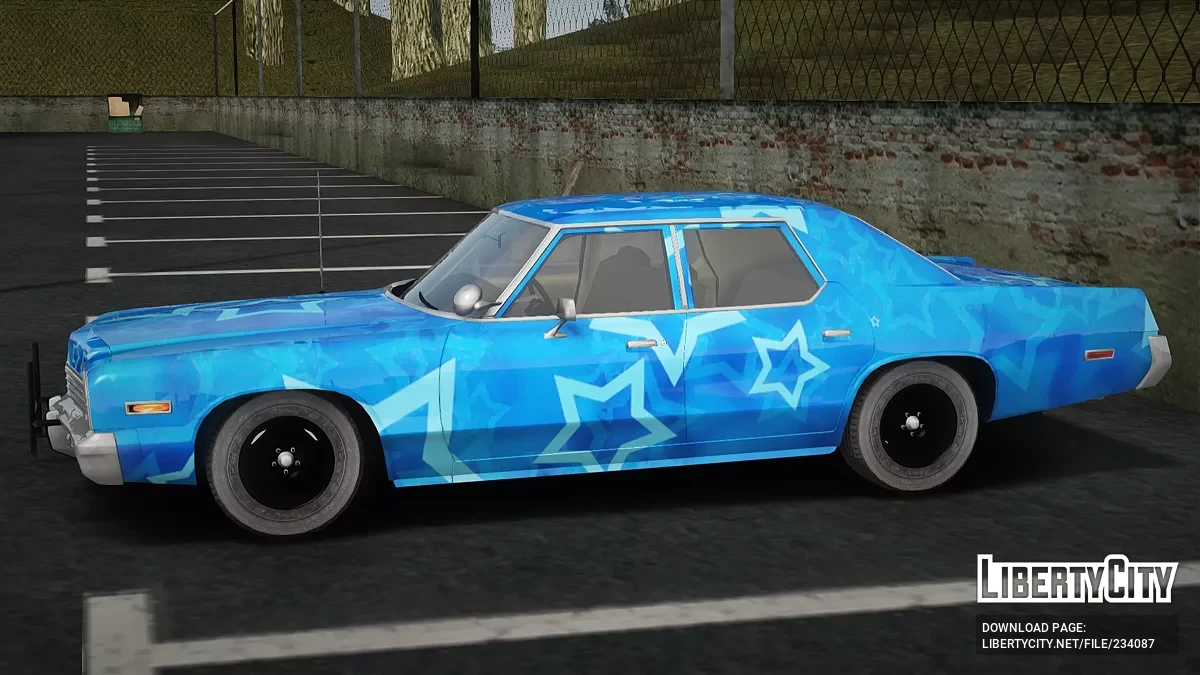 Dodge Monaco 1974 Blue Star / GTA San Andreas