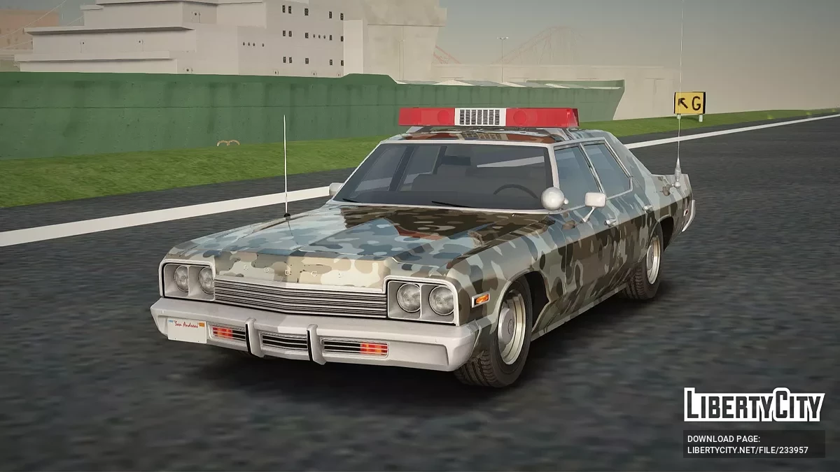 Dodge Monaco 1974 Camo / GTA San Andreas