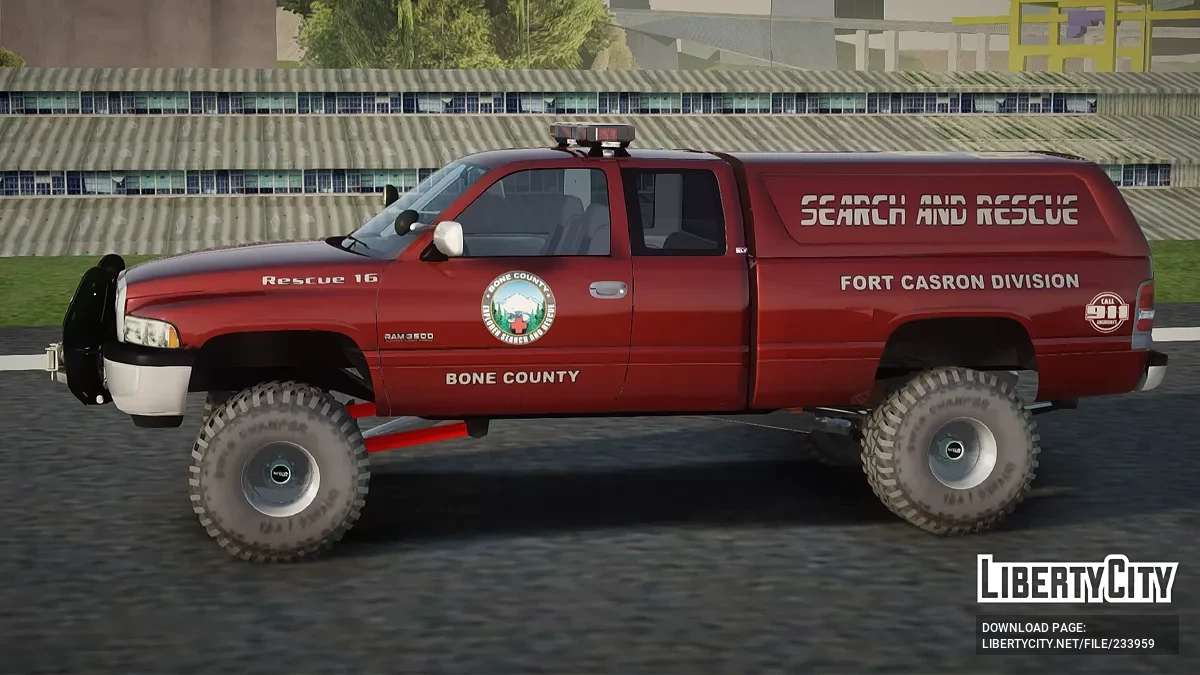 Dodge Ram 3500 Search and Rescue / GTA San Andreas