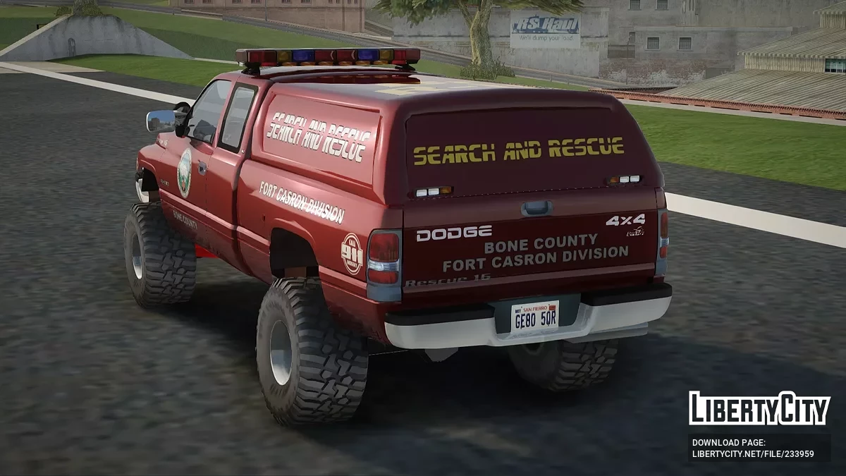 Dodge Ram 3500 Search and Rescue / GTA San Andreas