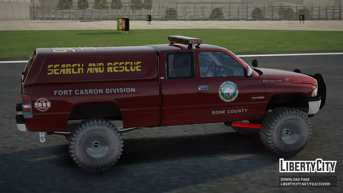 Dodge Ram 3500 Search and Rescue / GTA San Andreas
