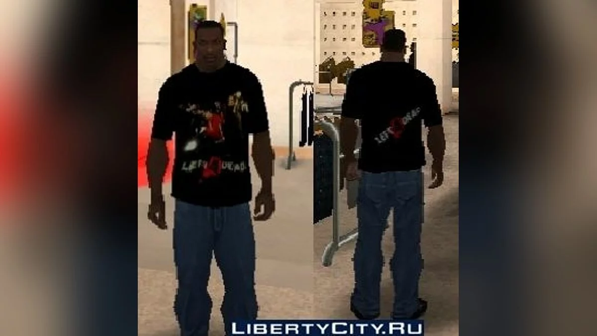Футболка Left 4 Dead / GTA San Andreas