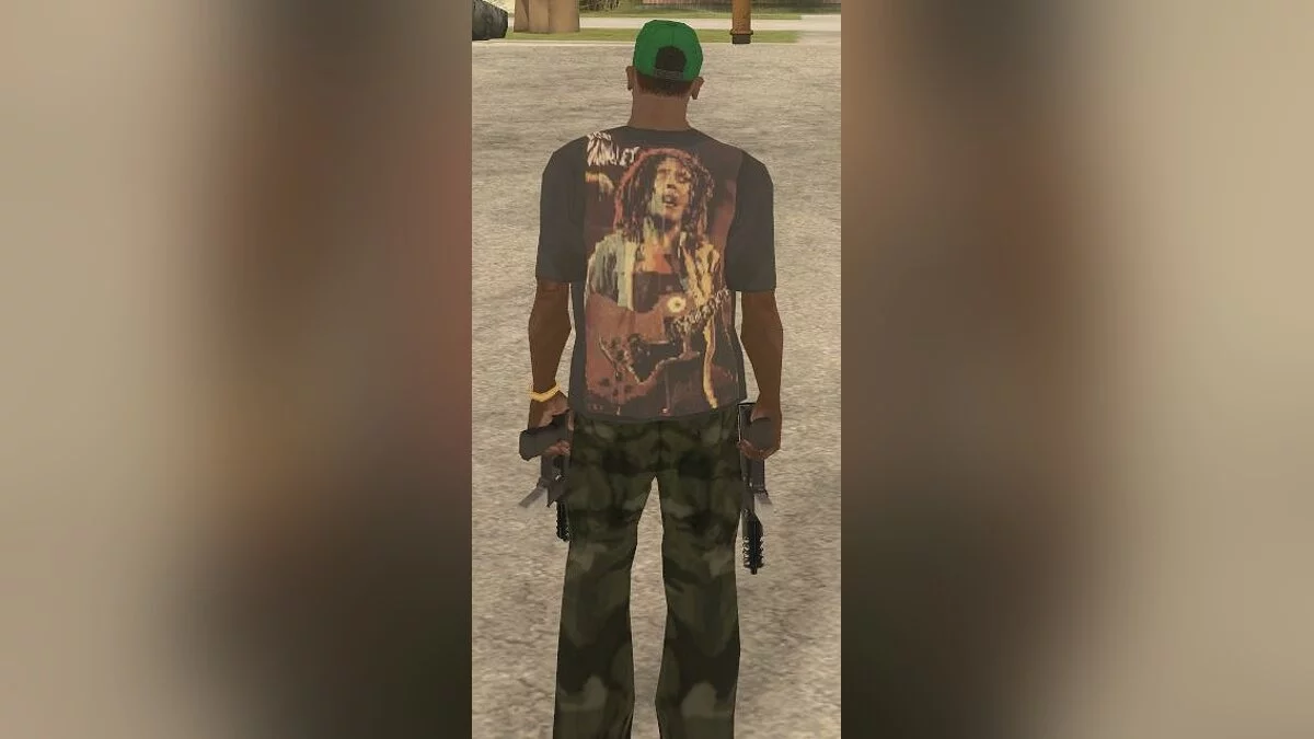 Футболка с Бобом Марли / GTA San Andreas