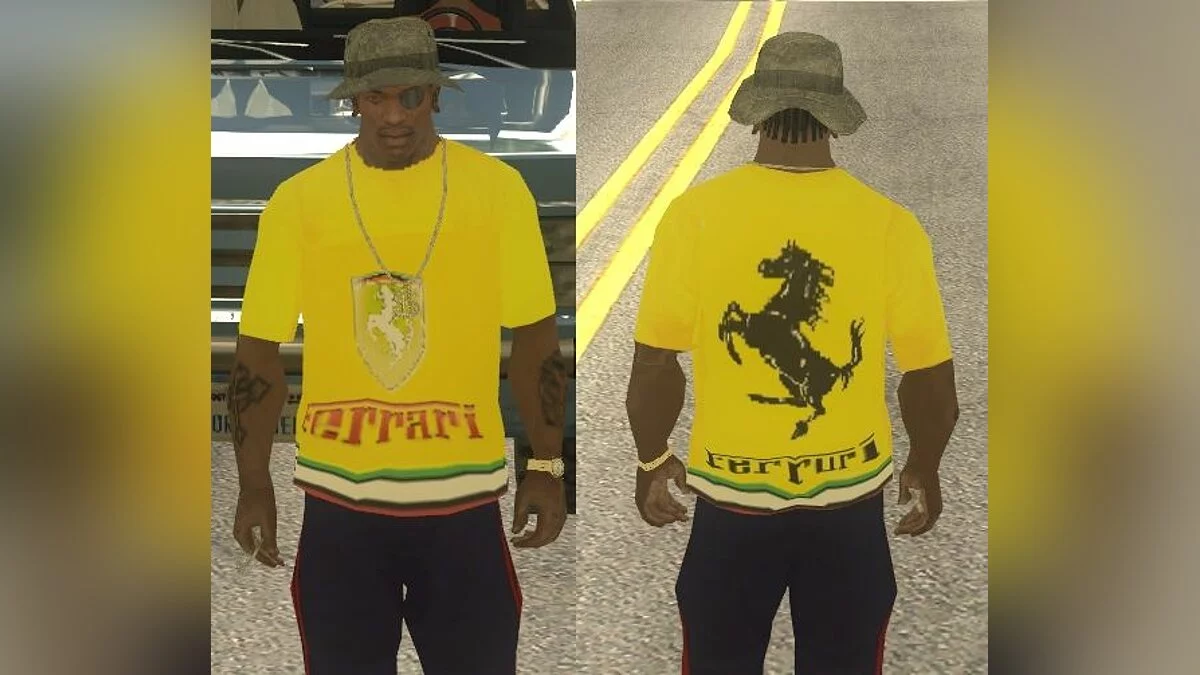 Футболка Феррари / GTA San Andreas