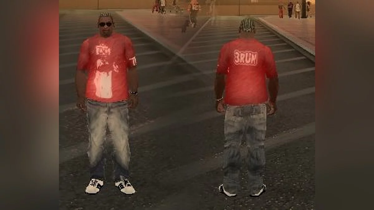 Футболка 3run / GTA San Andreas