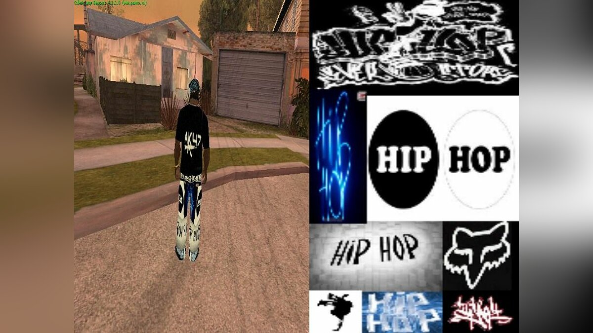 Скачать Hip-Hop штаны для CJ для GTA San Andreas