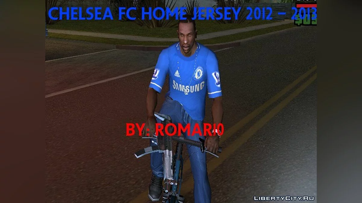 Chelsea FC 12-13 Home Jersey / GTA San Andreas