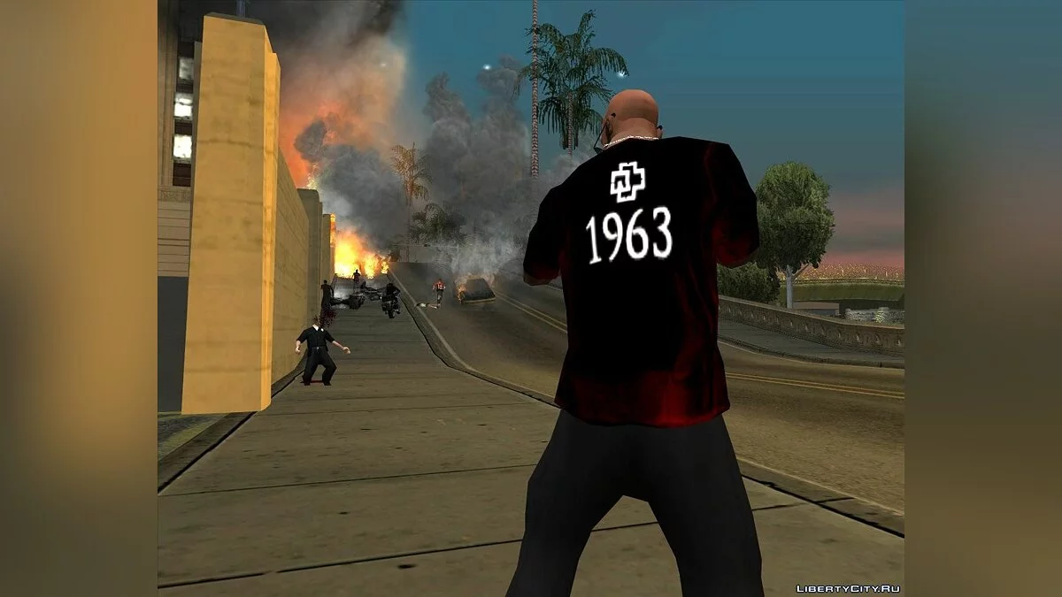 Футболка Till Lindemann 50! / GTA San Andreas