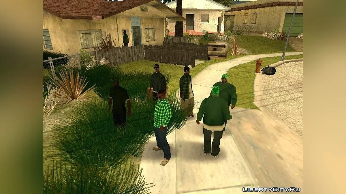 Зелёная рубашка / GTA San Andreas