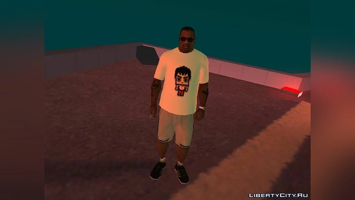 3 новых футболки для CJ. Мини-человечки / GTA San Andreas