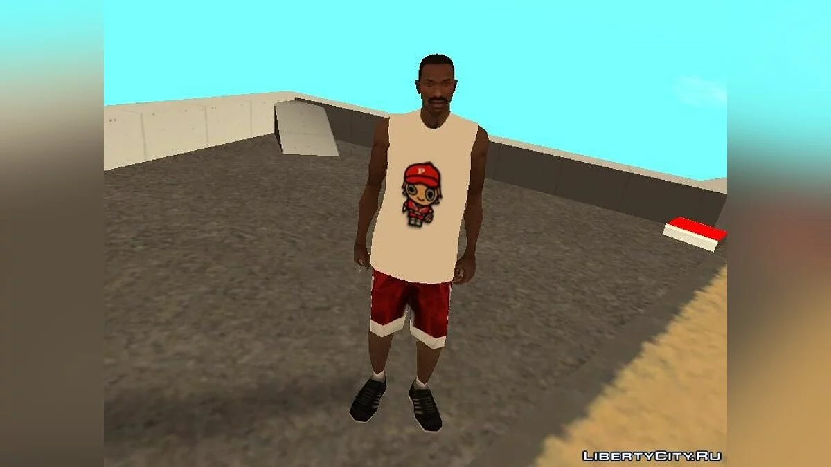 3 новых футболки для CJ. Мини-человечки / GTA San Andreas