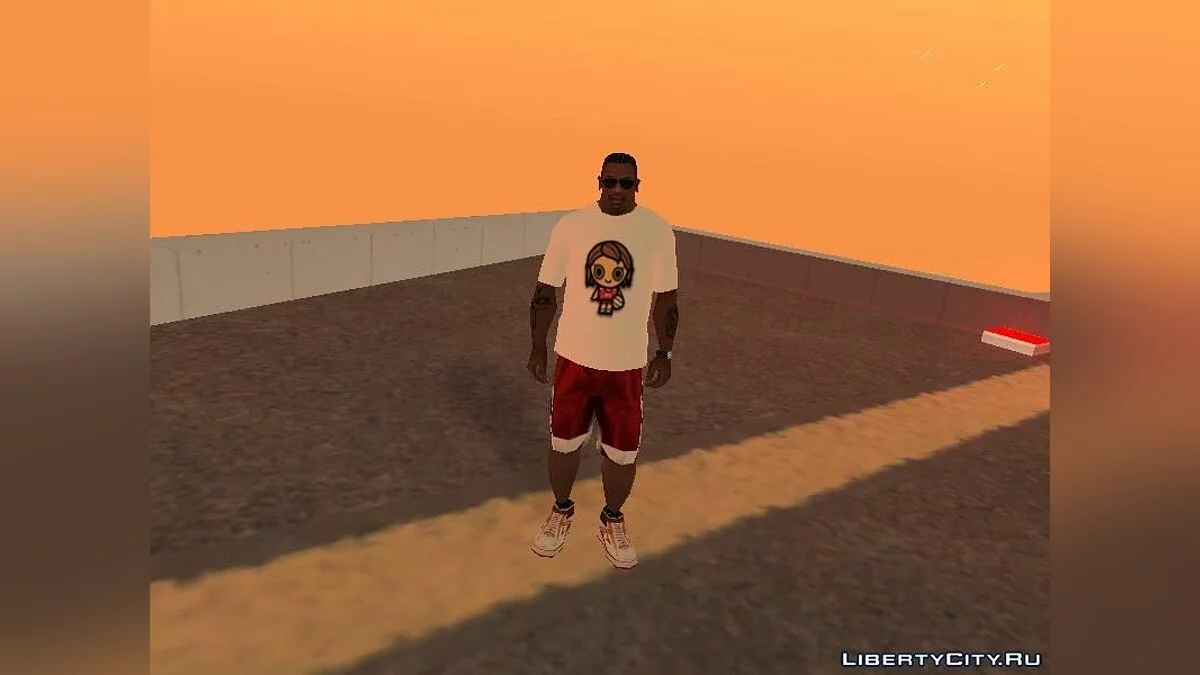 3 новых футболки для CJ. Мини-человечки / GTA San Andreas