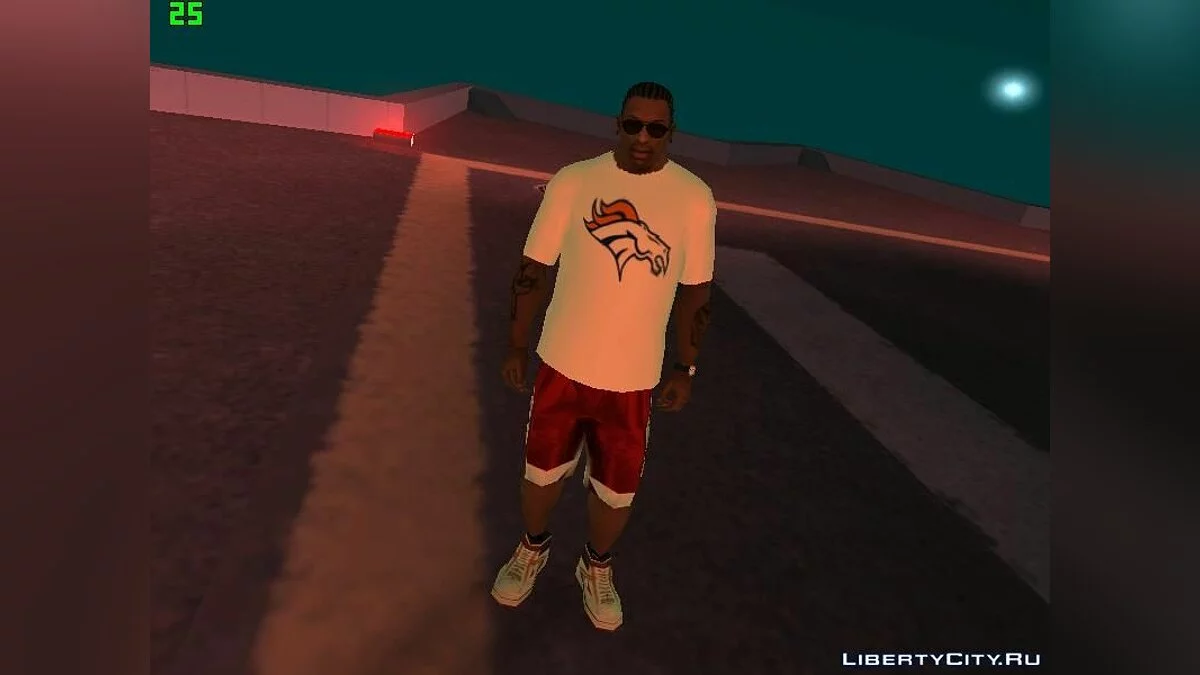 3 новых футболки для CJ.Животные в рисованом стиле / GTA San Andreas