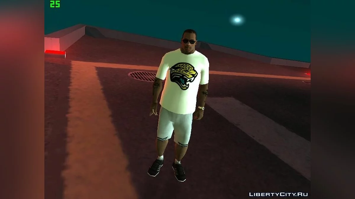 3 новых футболки для CJ.Животные в рисованом стиле / GTA San Andreas