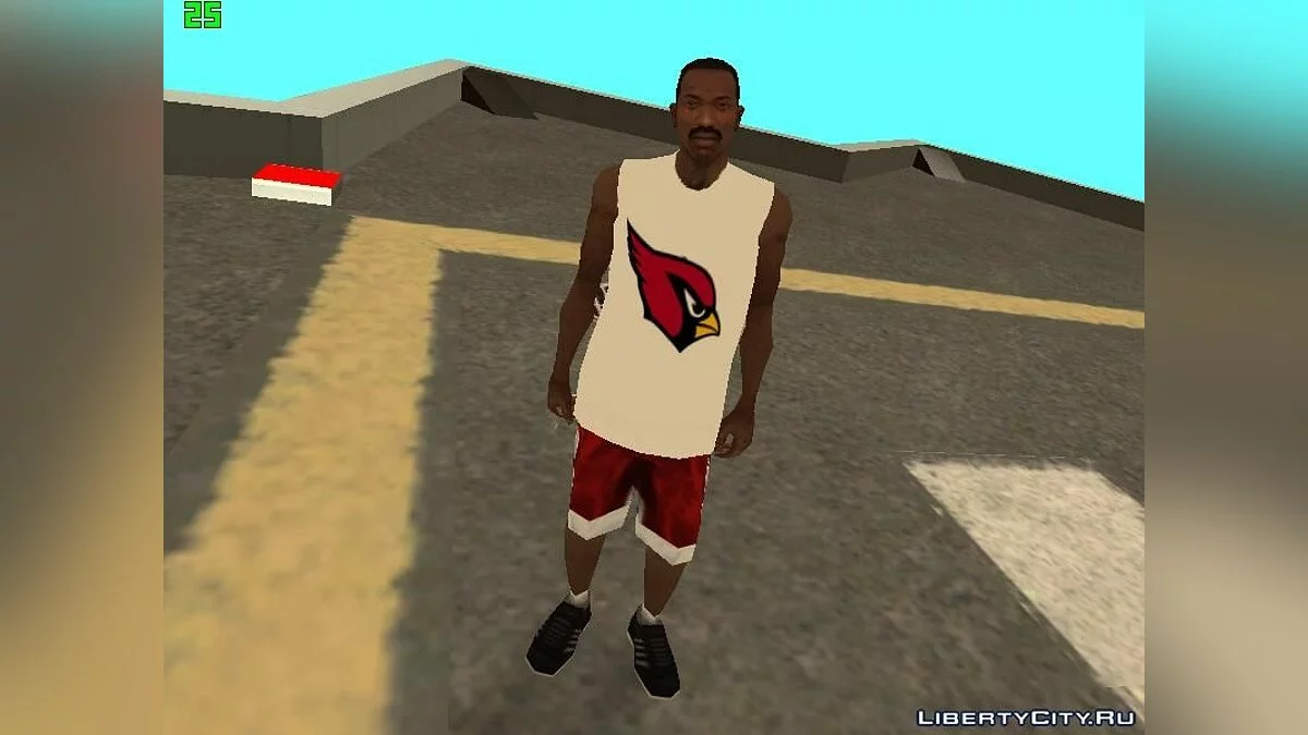 3 новых футболки для CJ.Животные в рисованом стиле / GTA San Andreas