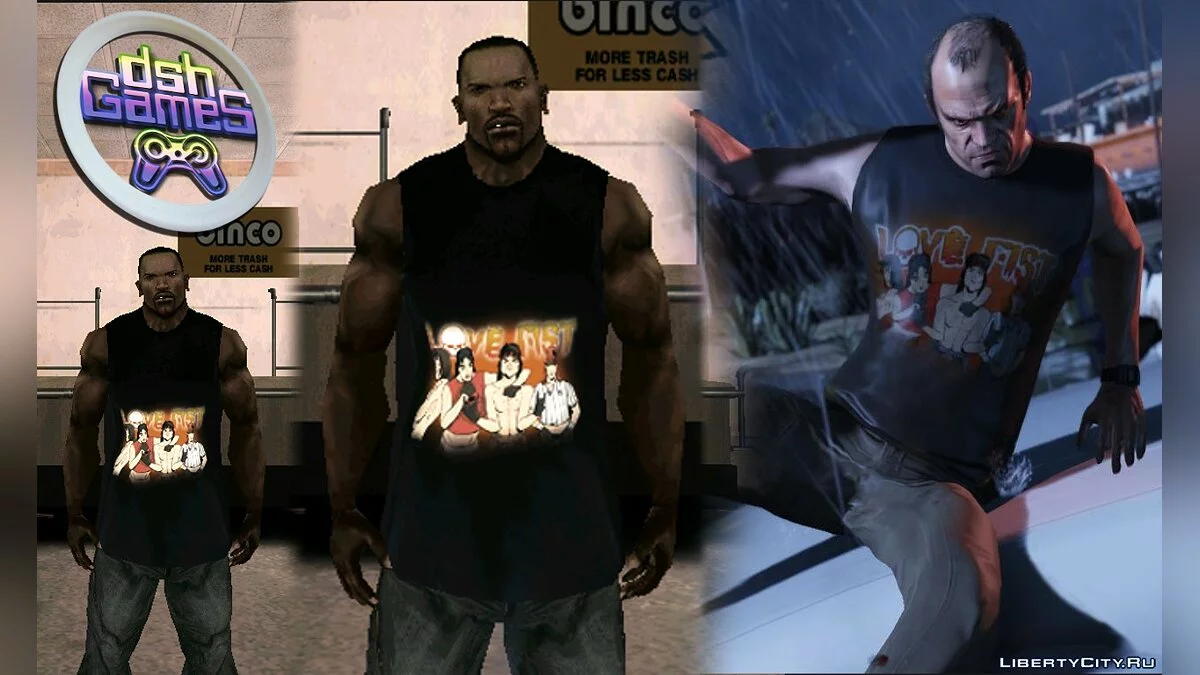 GTA San andreas HD: Майки (vest) / GTA San Andreas