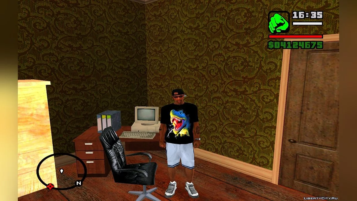 Майка с рисунком Динозавра / GTA San Andreas