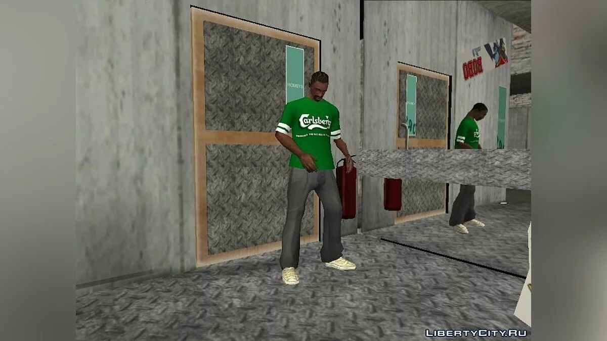 Новая футболка Carlsberg / GTA San Andreas