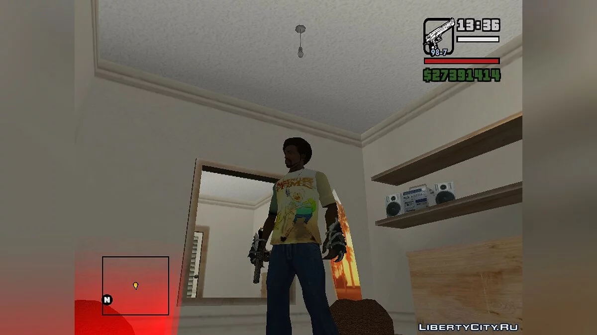 Четыре футболки для Си-Джея / GTA San Andreas