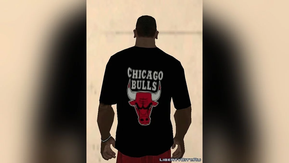 Chicago Bulls Shirt Black / GTA San Andreas