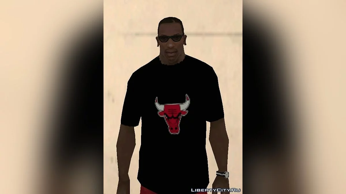Chicago Bulls Shirt Black / GTA San Andreas