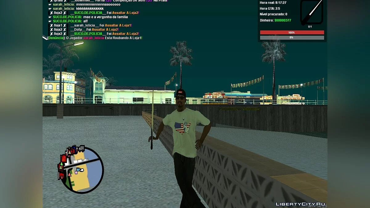 Футболка со дня независимости v.1 (GTA Online ) / GTA San Andreas