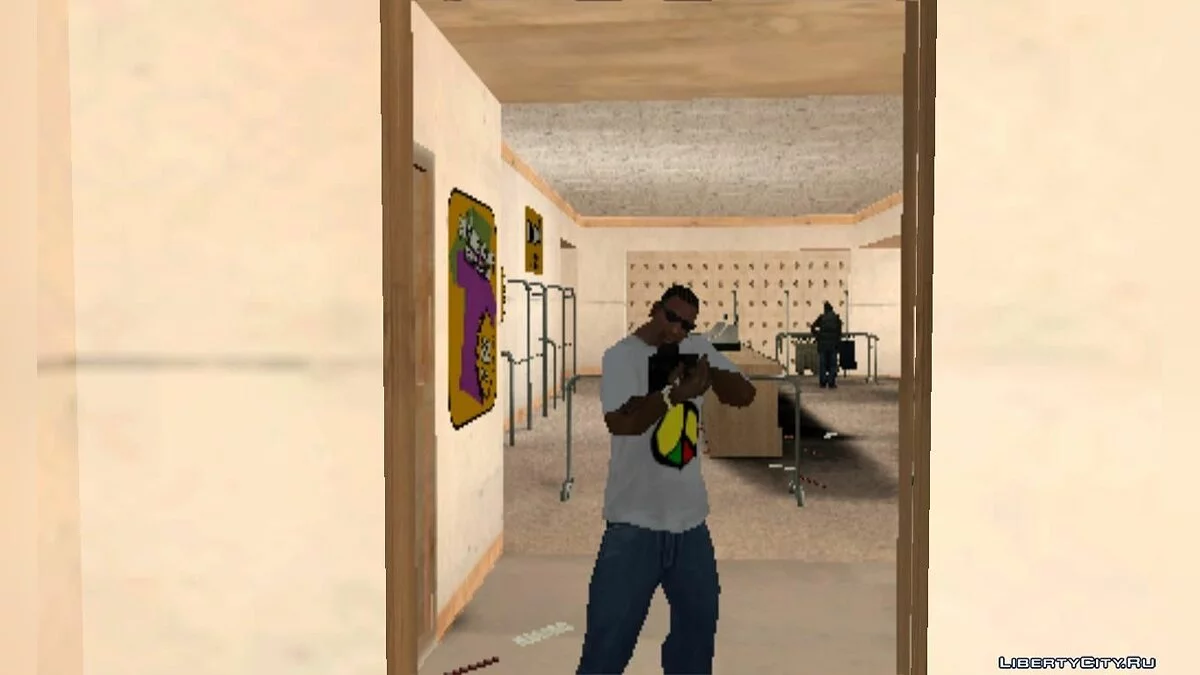 Футболка Майкла Джексона "Olodum" / GTA San Andreas