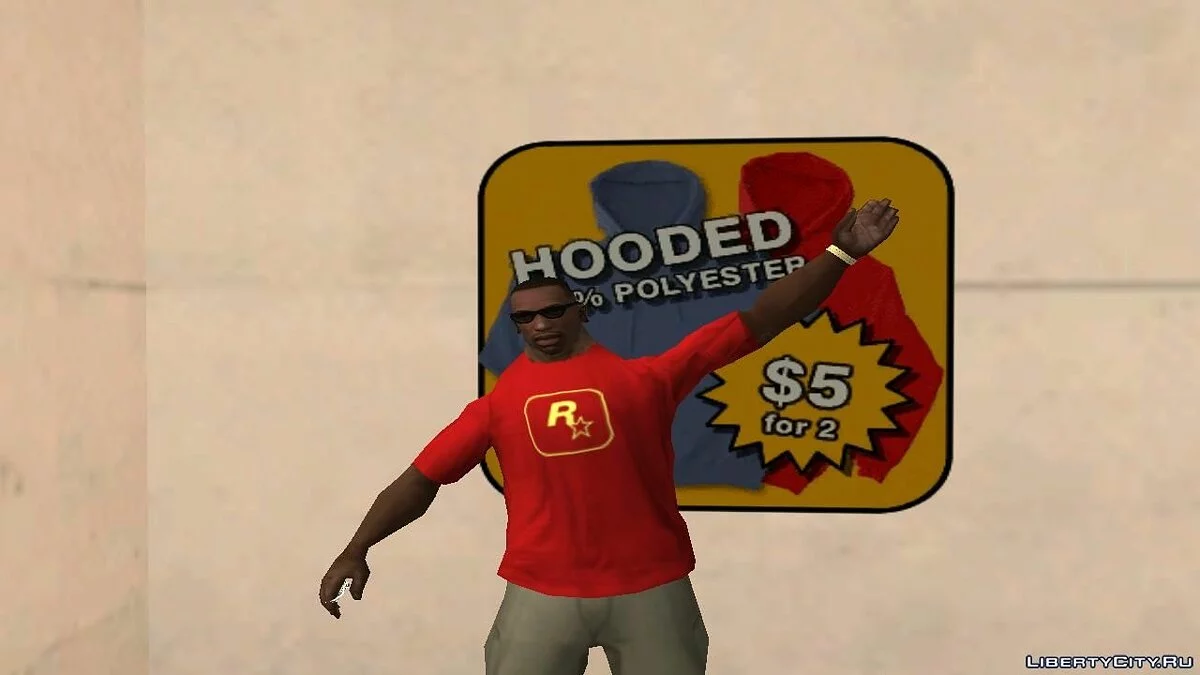 2 майки c логотипом ROCKSTAR* / GTA San Andreas