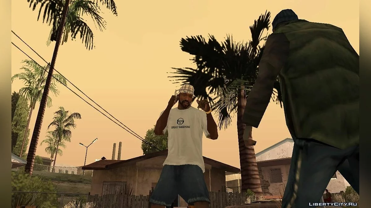 Футболка Sergio Tacchini / GTA San Andreas