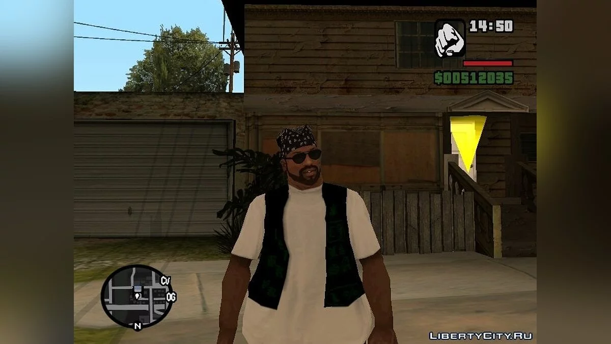Grove St. Families Biker Vest / GTA San Andreas