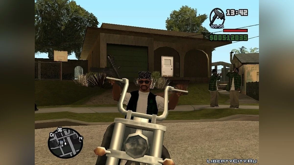 Grove St. Families Biker Vest / GTA San Andreas