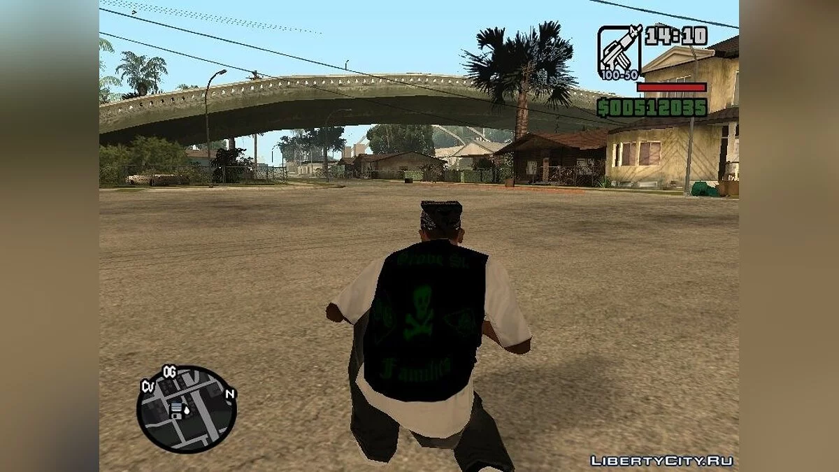 Grove St. Families Biker Vest / GTA San Andreas