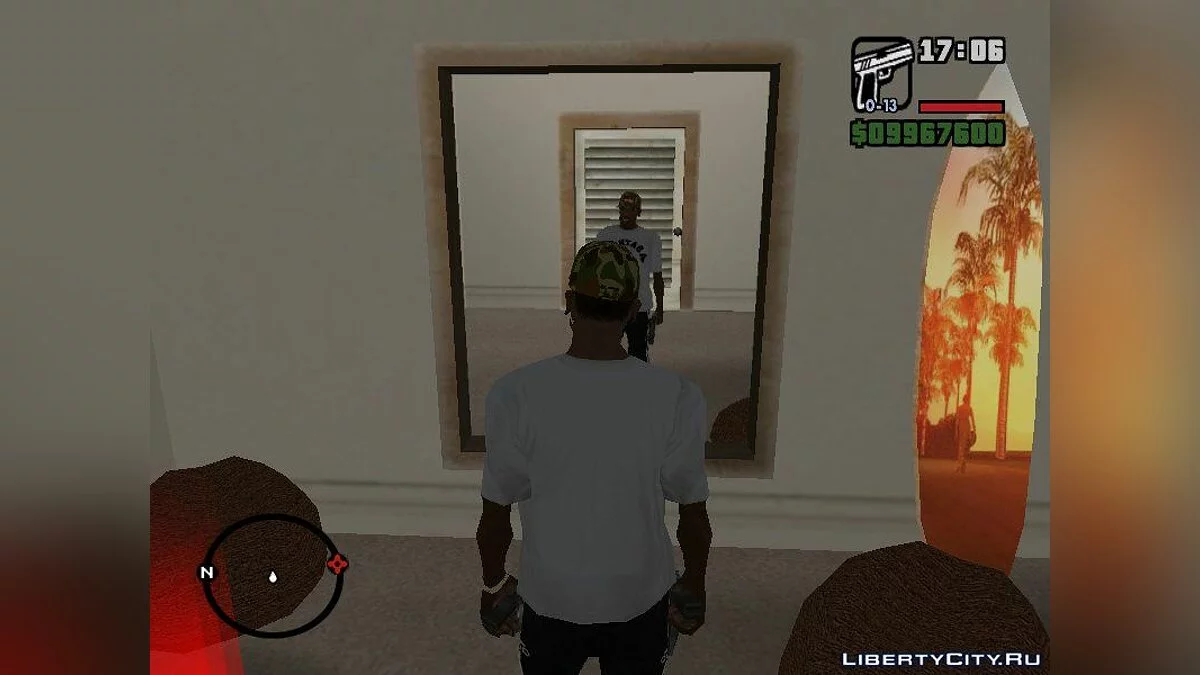 A Bathing Ape White T-shirt / GTA San Andreas