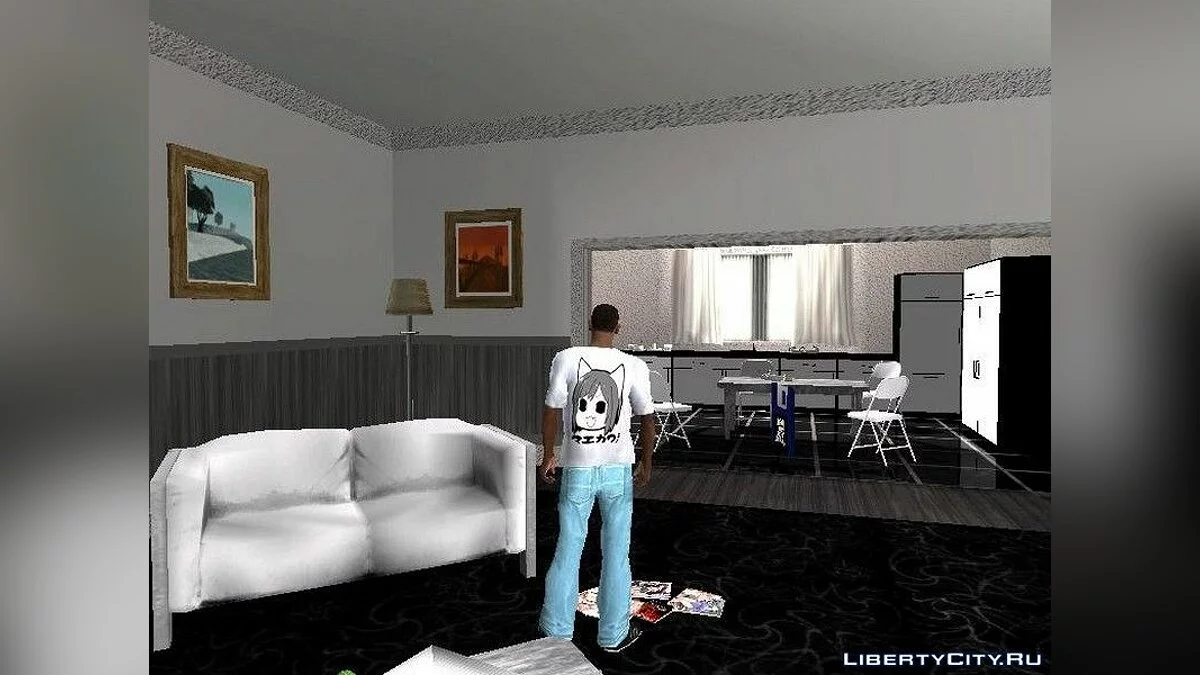 Футболка в стиле аниме / GTA San Andreas