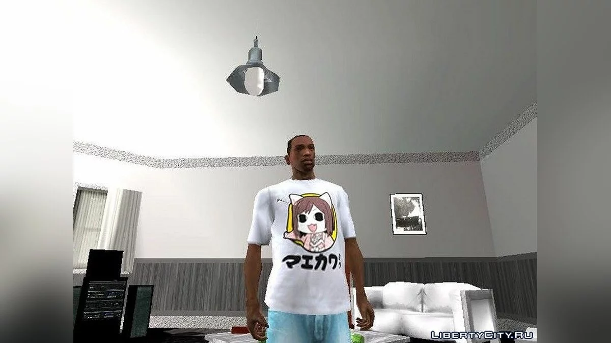 Футболка в стиле аниме / GTA San Andreas