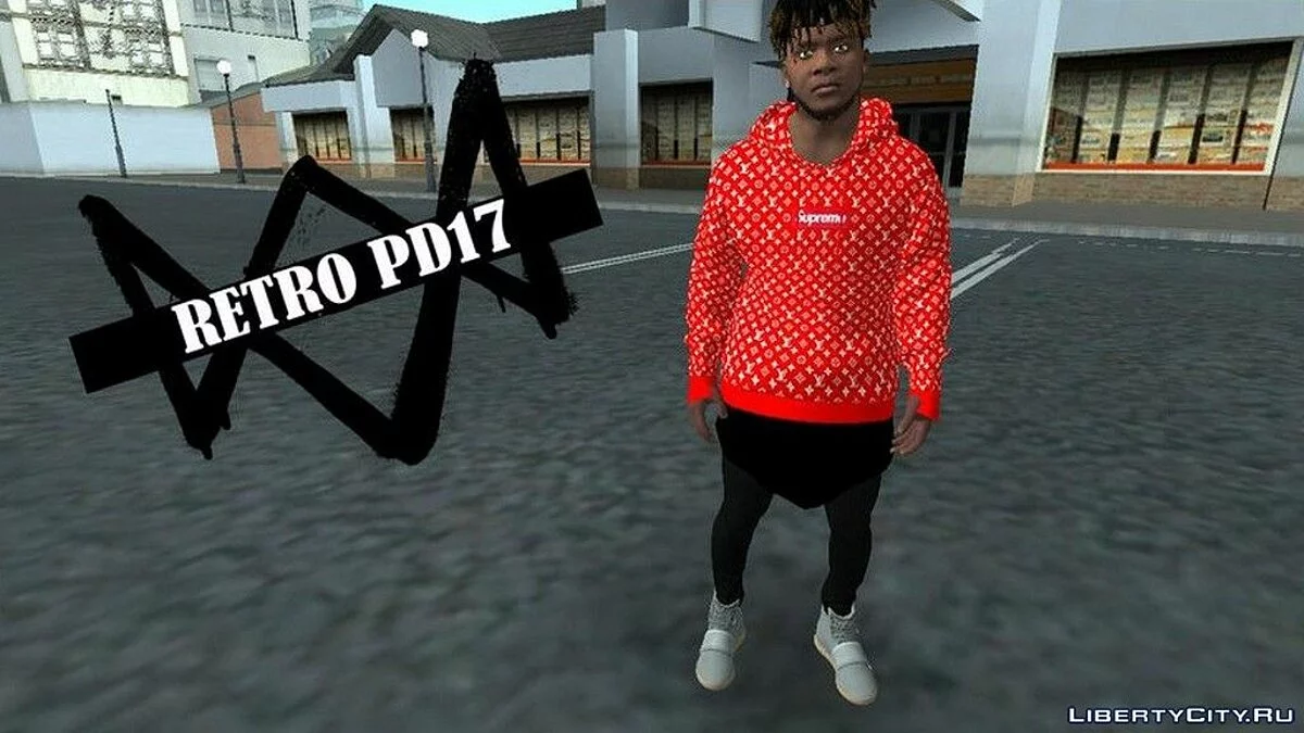 Стильная кофта от бренда Supreme для Франклина / GTA San Andreas