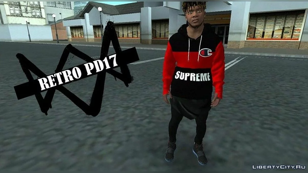 Стильная кофта от бренда Supreme для Франклина / GTA San Andreas