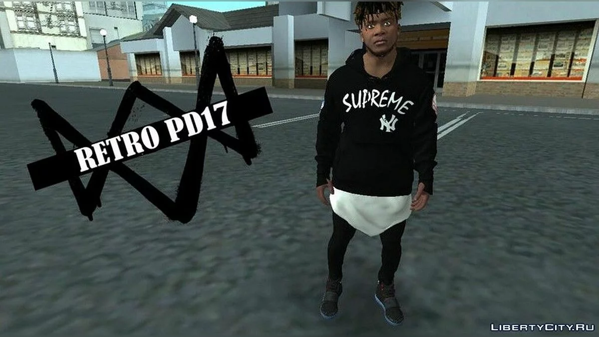 Стильная кофта от бренда Supreme для Франклина / GTA San Andreas
