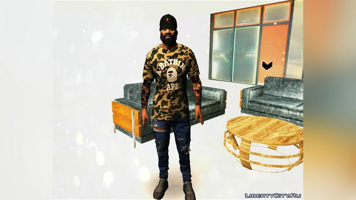 Сборник одежды Bape для Франклина / GTA San Andreas