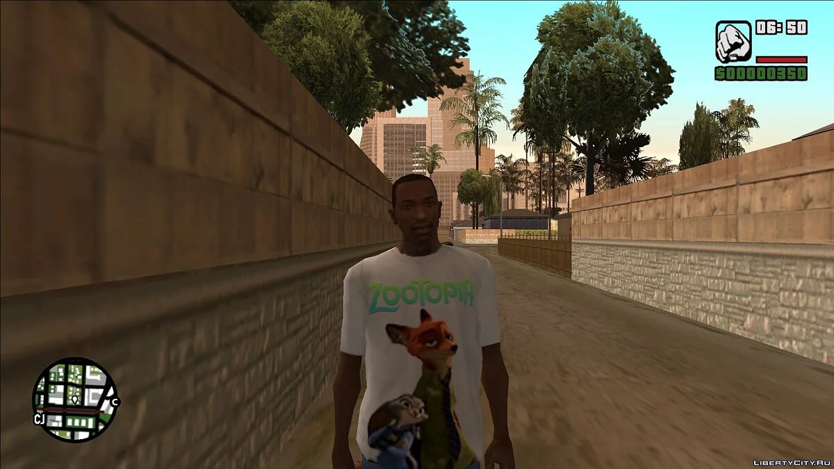 Футболка \"Зверополис\" / GTA San Andreas