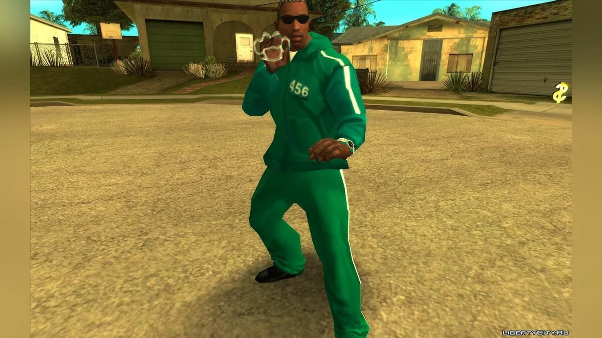 Костюм из сериала "Игра в кальмара" / GTA San Andreas