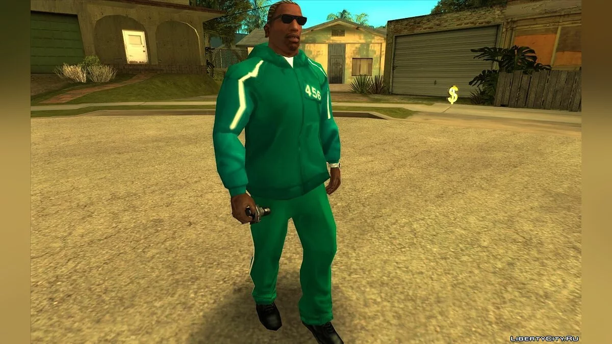 Костюм из сериала "Игра в кальмара" / GTA San Andreas