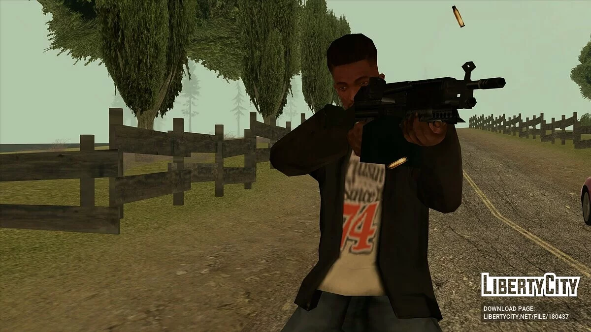 Черная куртка с капюшоном и новая футболка / GTA San Andreas