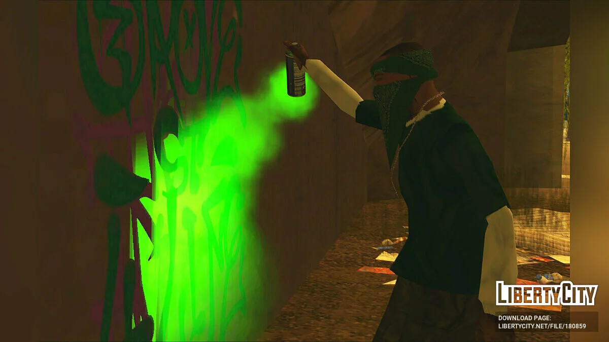 Двухслойная футболка с длинным рукавом / GTA San Andreas