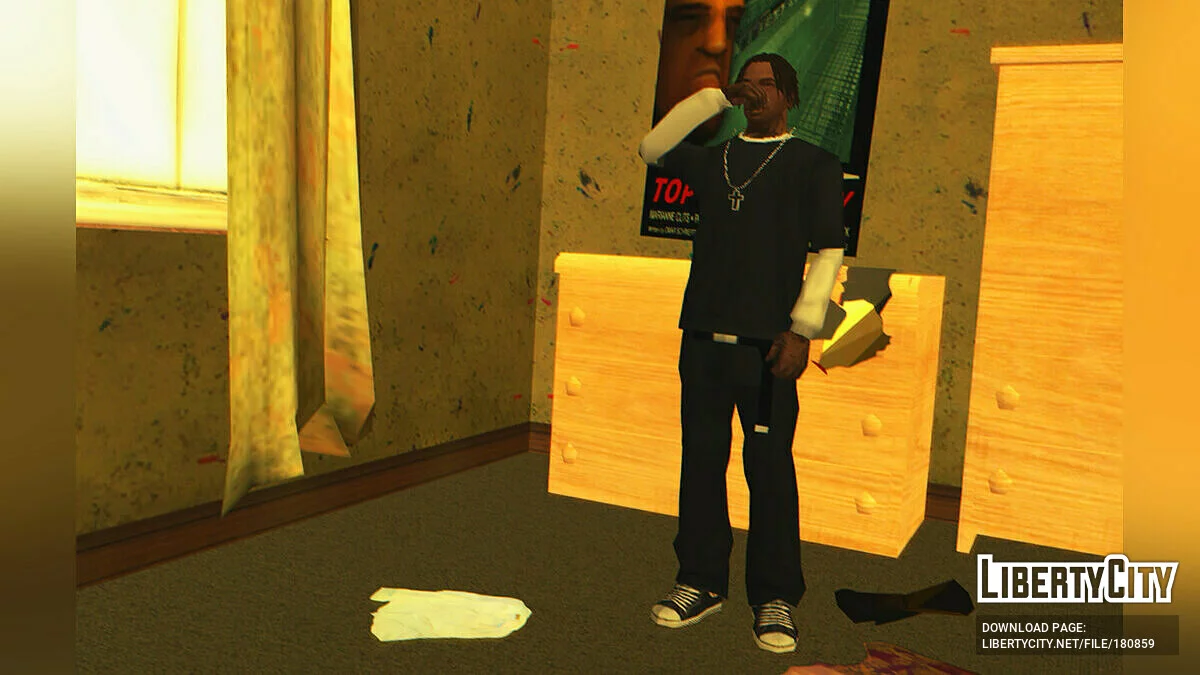 Двухслойная футболка с длинным рукавом / GTA San Andreas