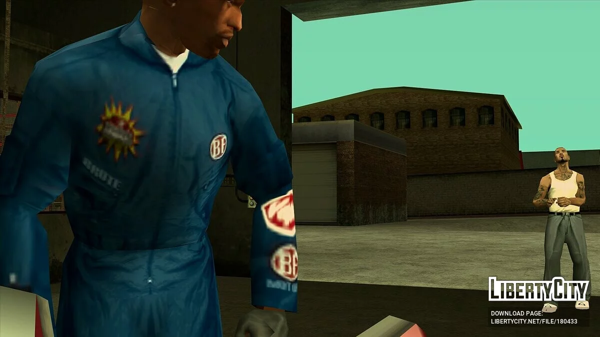 Johnson's Garage - комбинезон для CJ / GTA San Andreas